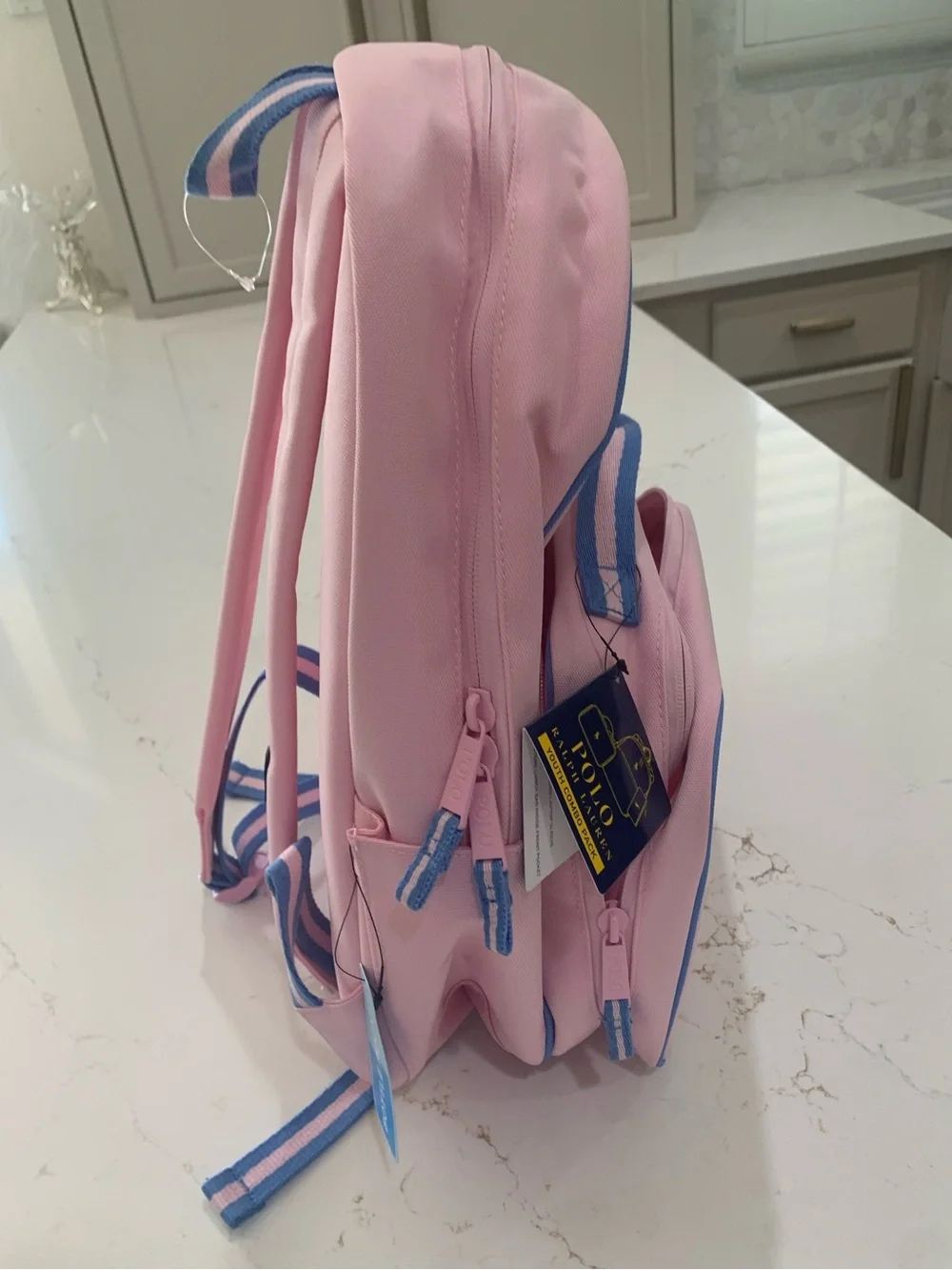 New 3pcs Polo Ralph Lauren Big girls Backpack Lunch Box & Pencil Case